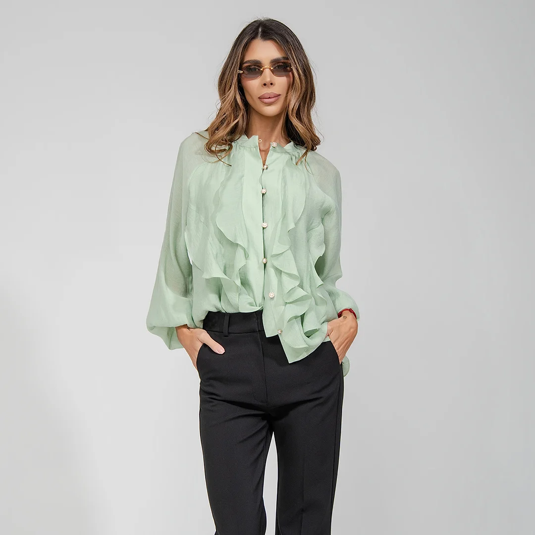 Риза с волани Junona