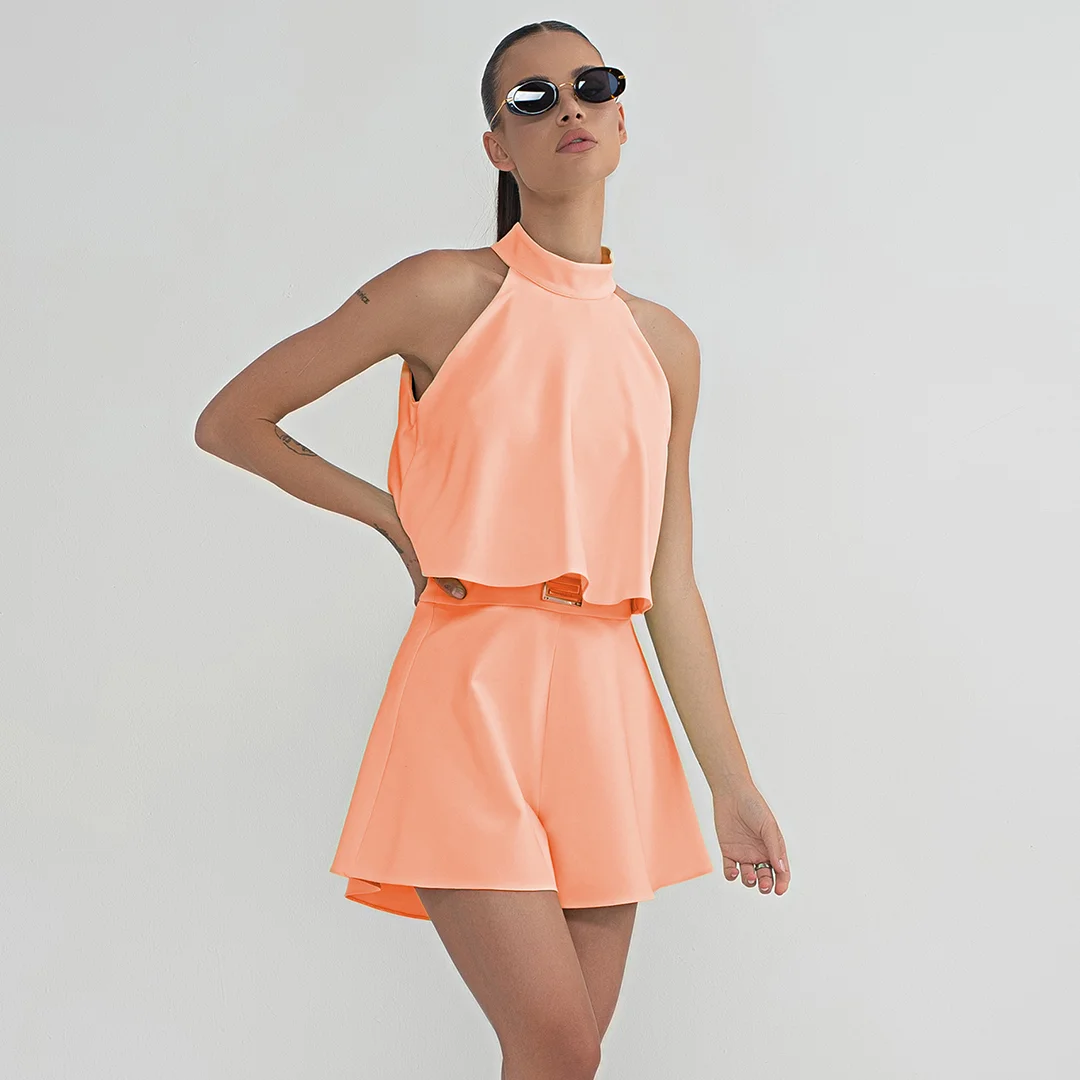 Къс гащеризон без ръкави Junona