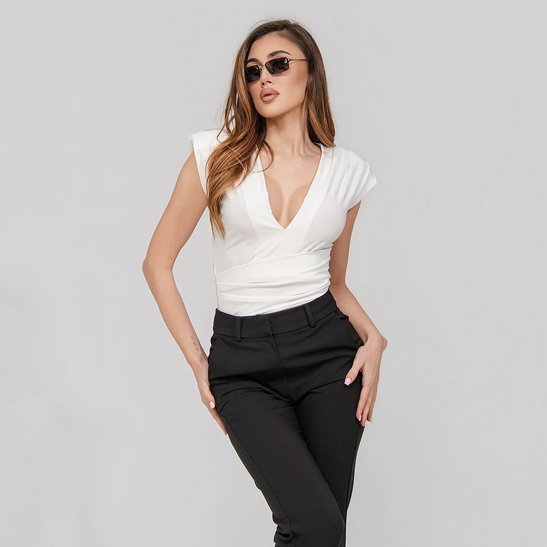 Дамско боди Junona с драперия