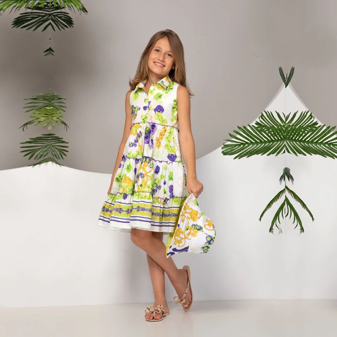 Детска  рокля на волани - Junona Детска  рокля на волани