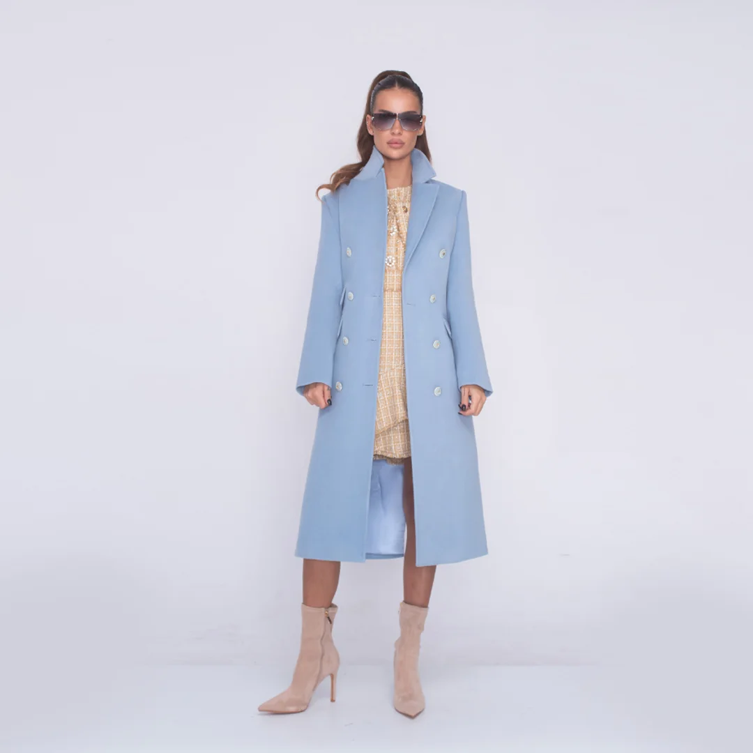 Палто с двуредово закопчаване - Junona Палто с двуредово закопчаване