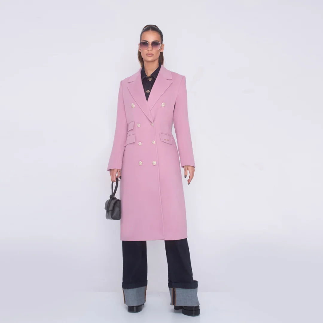 Палто с двуредово закопчаване - Junona Палто с двуредово закопчаване