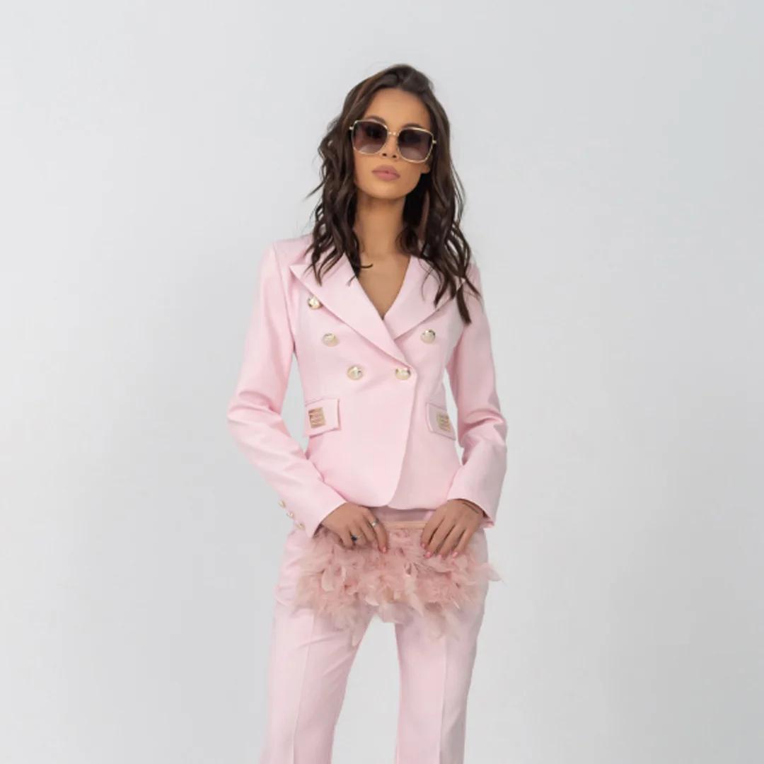 Сако с двуредно закопчаване