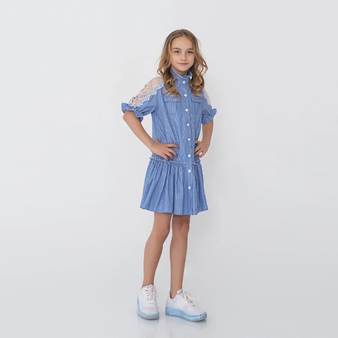 Детска рокля - риза - Junona Детска рокля - риза