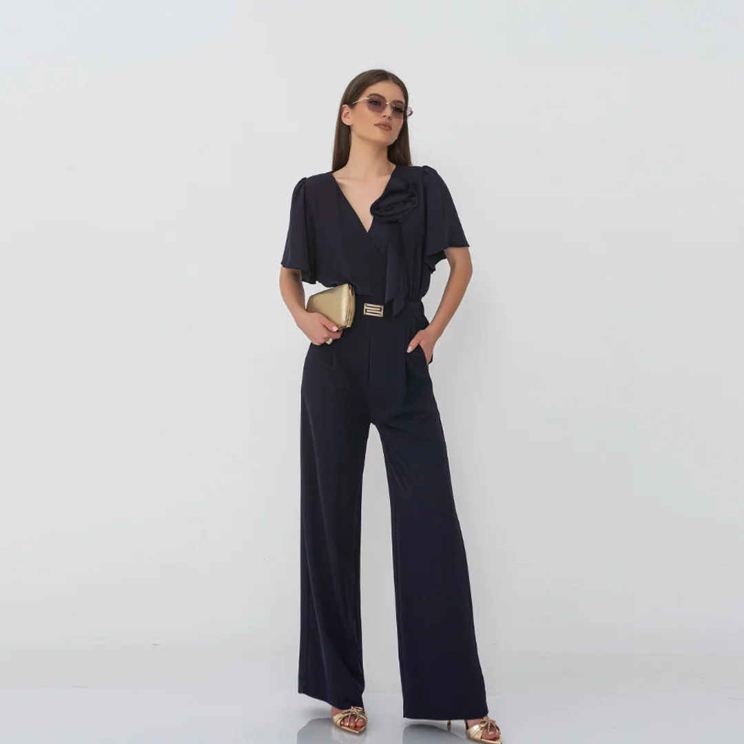 Свободен гащеризон с цвете - Junona Свободен гащеризон с цвете