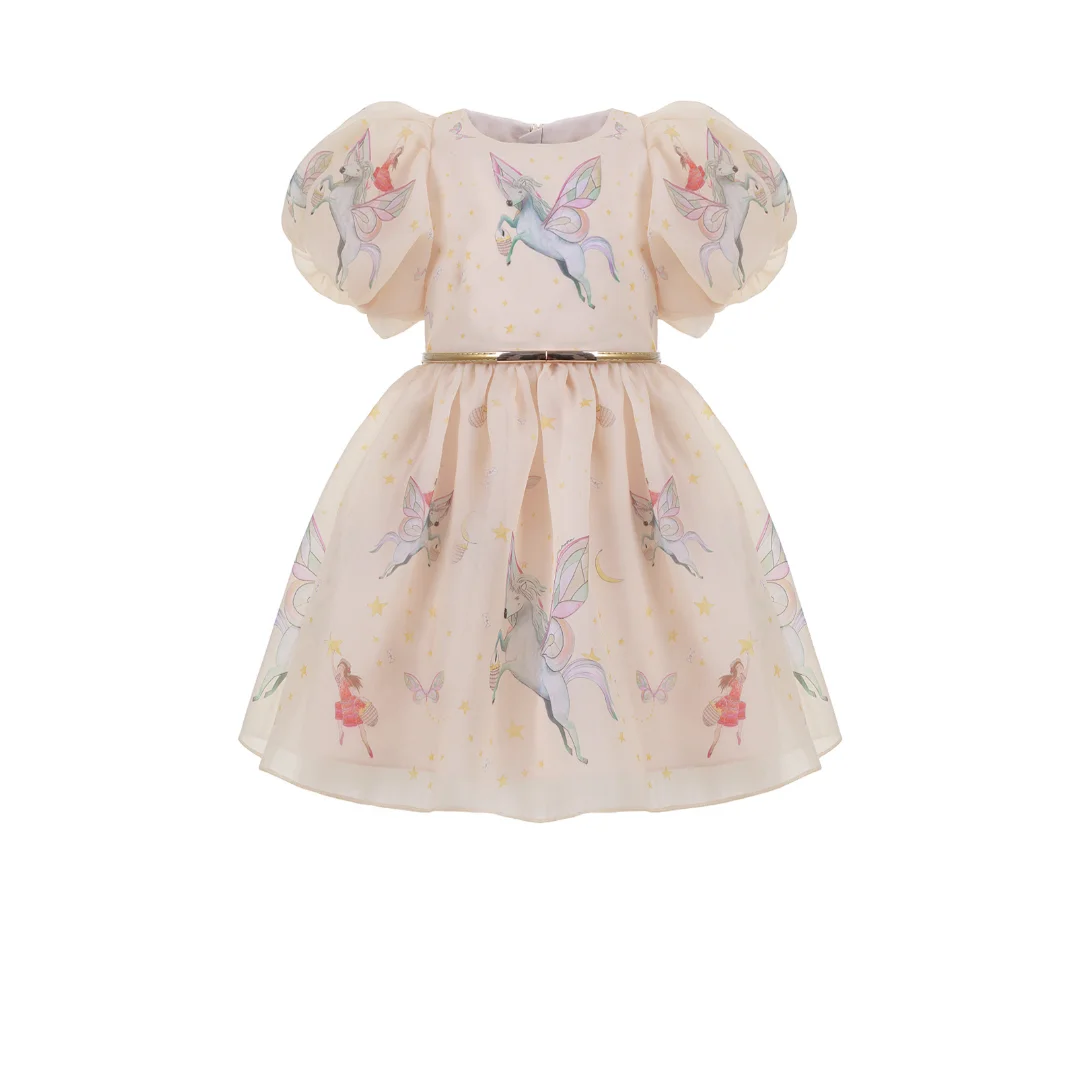 Детска рокля с принт - Junona Детска рокля с принт