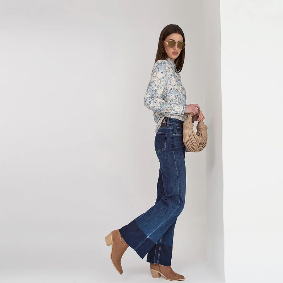 Дънки с широк крачол