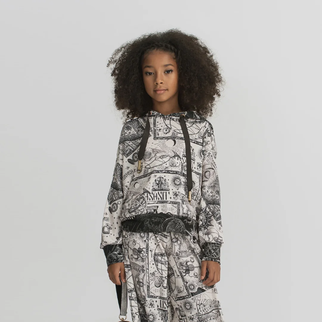 Детски суитшърт с принт - Junona Детски суитшърт с принт