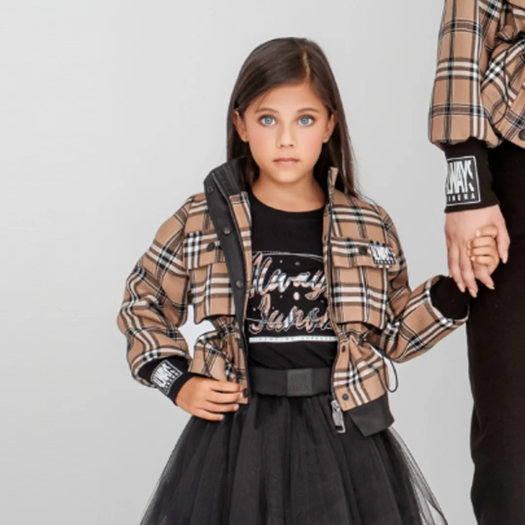 Детско карирано яке - Junona Детско карирано яке