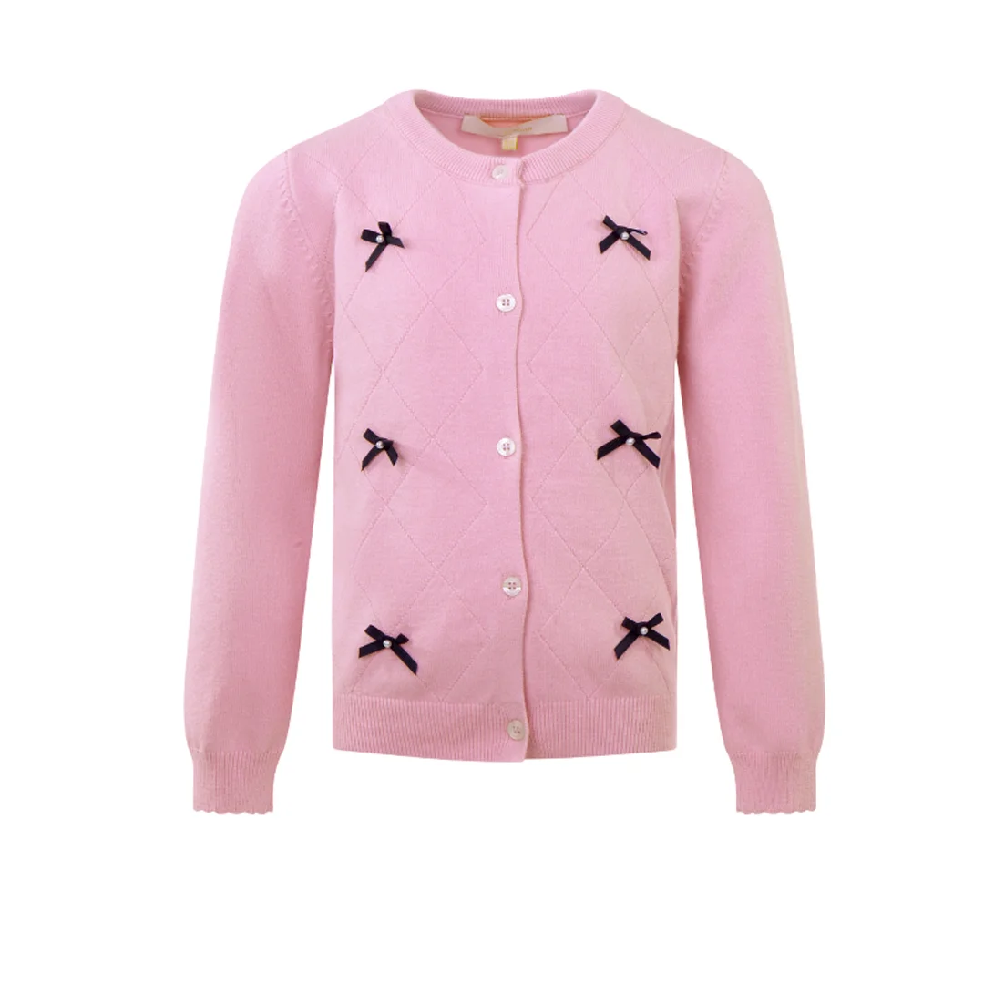 Детска плетена жилетка