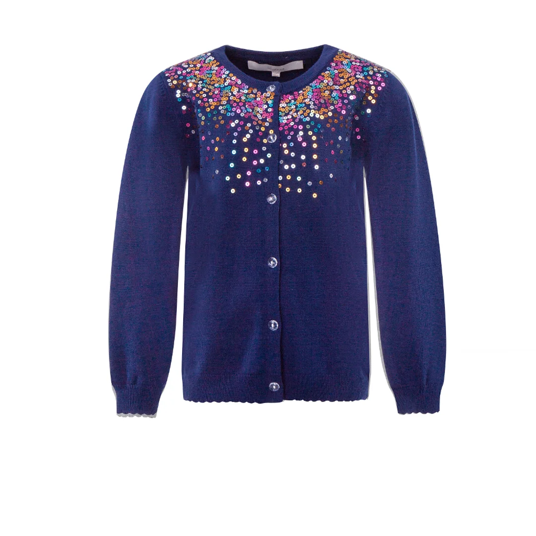 Детска плетена жилетка