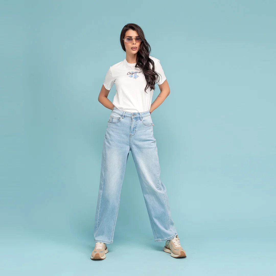 Дънки с висока талия - Junona Дънки с висока талия