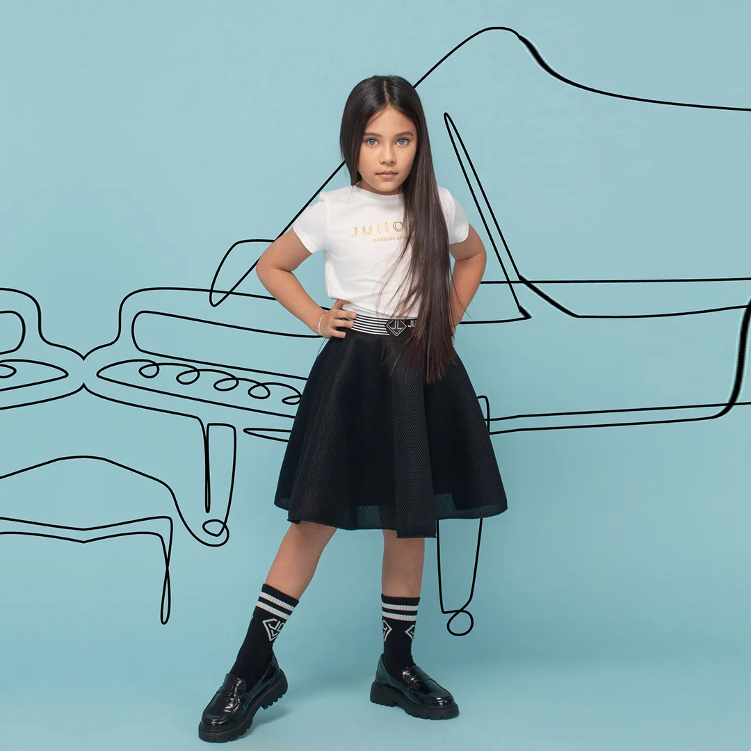 Детска разкроена пола - Junona Детска разкроена пола