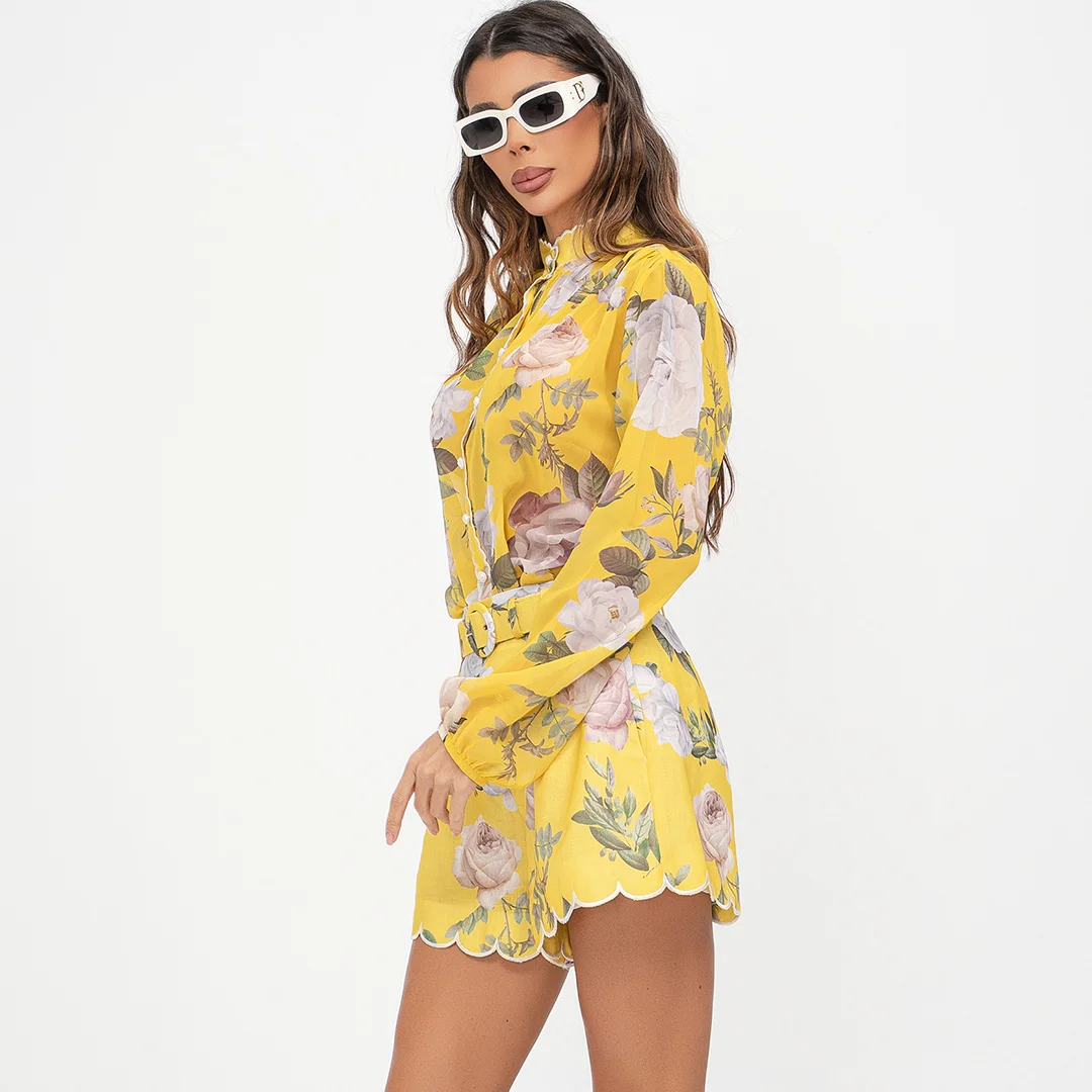 Щампована риза с рязана бродерия