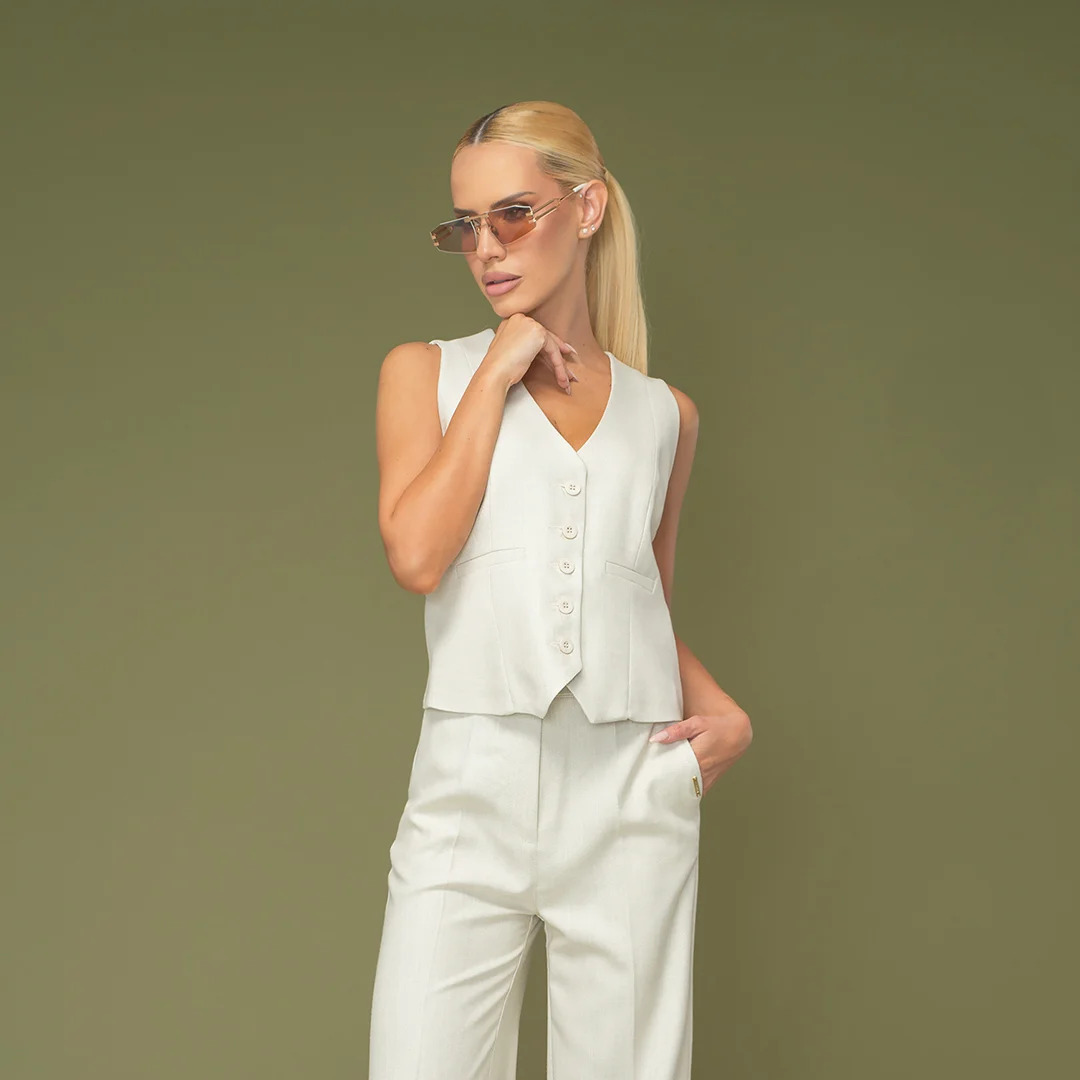 Втален елек с копчета