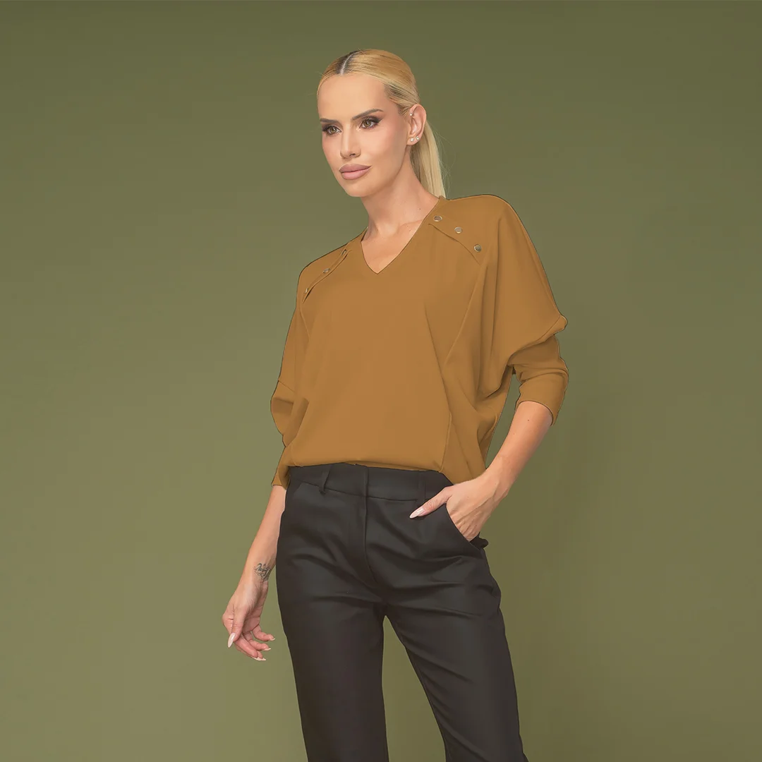 Рипсена блуза с копчета