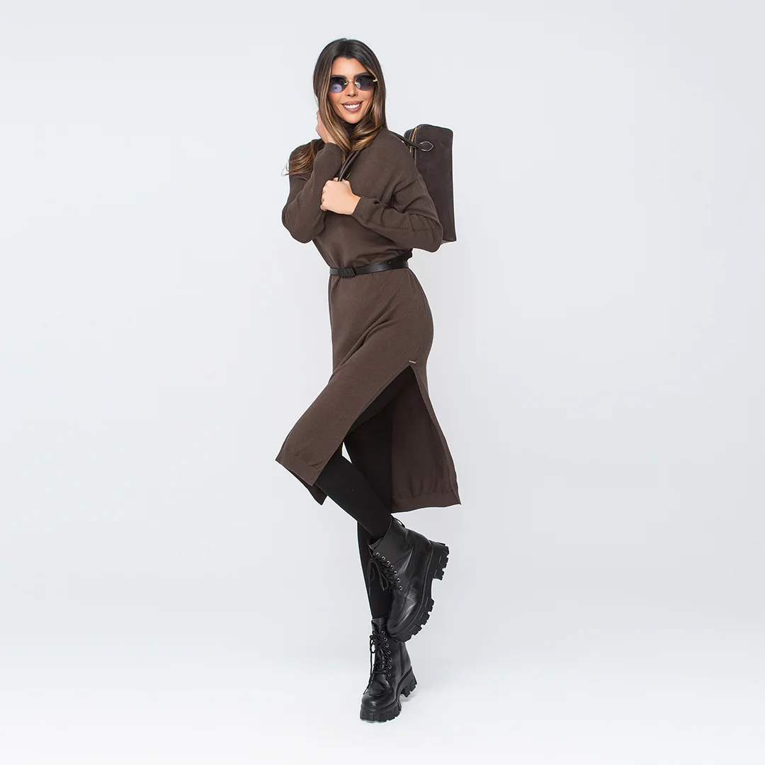 Рокля от фино плетиво