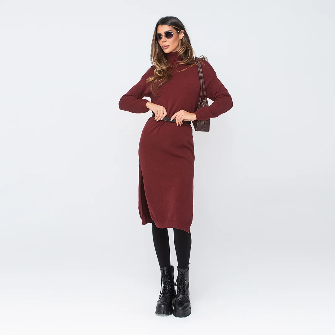 Рокля от фино плетиво