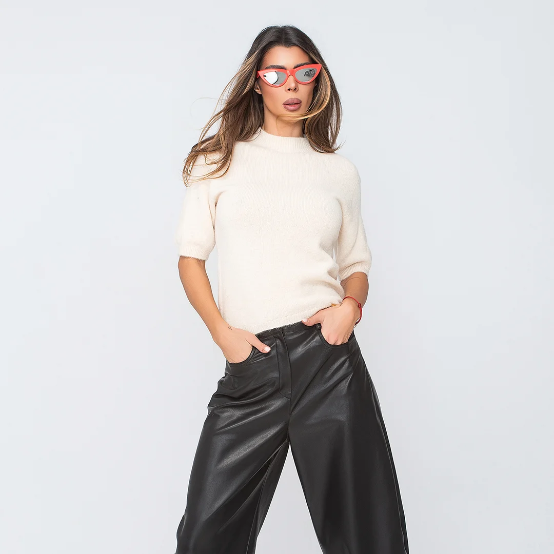 Блуза от фино плетиво