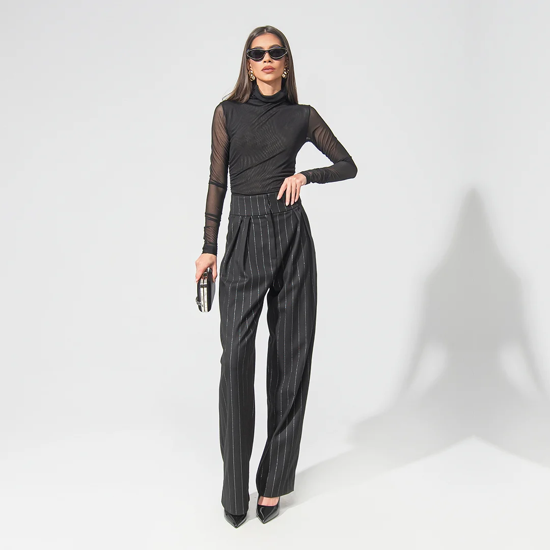 Раиран панталон с двойни басти Junona