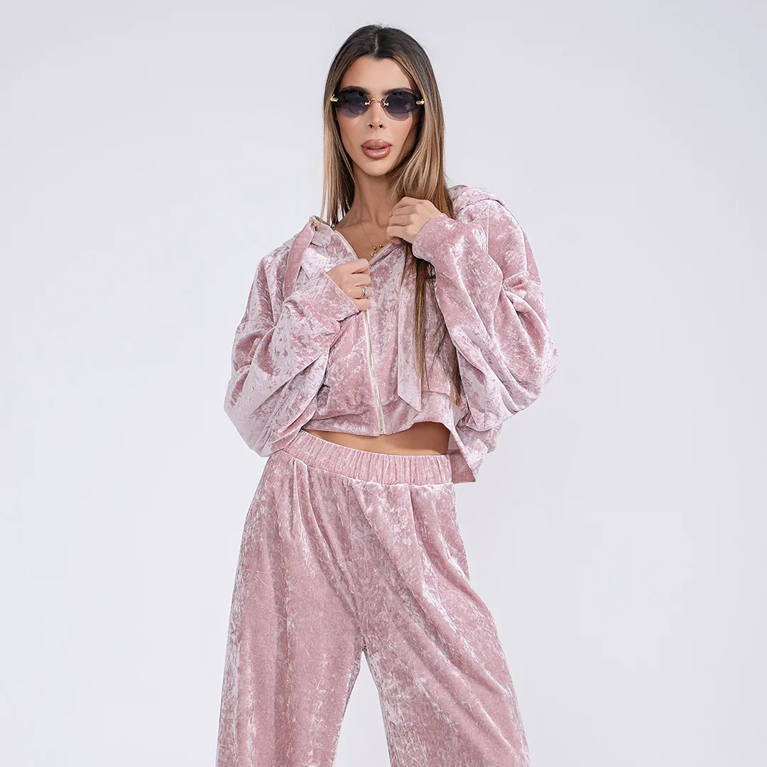 Суитшърт с качулка връзки Junona