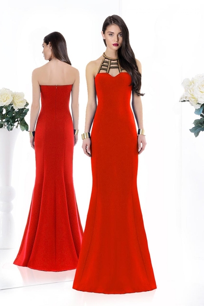 Дамска официална рокля Junona Red